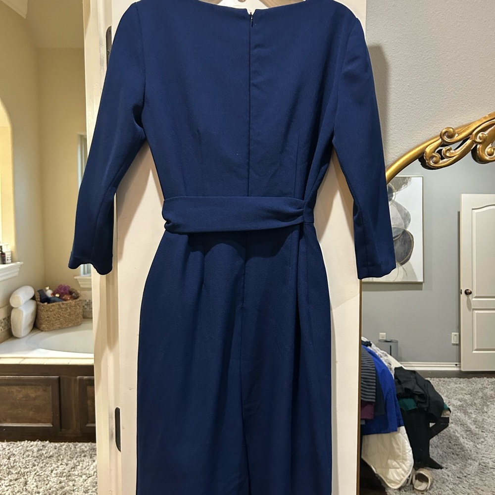 Elegant Blue Women's Dress